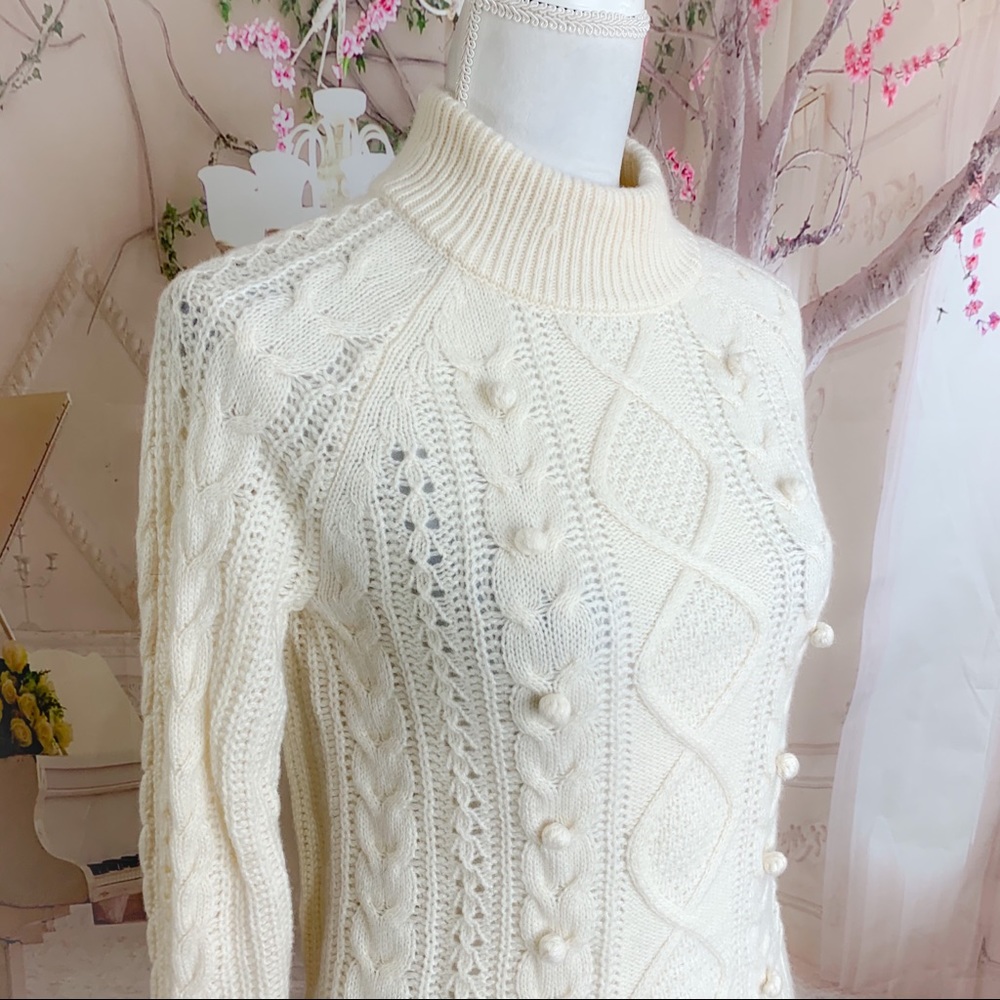 J Crew Azra Cable Knit Pull Over Sweater - Picture 7 of 11